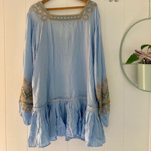 NWT Free People | Wild One Peasant Dress | M - Picture 5 of 7